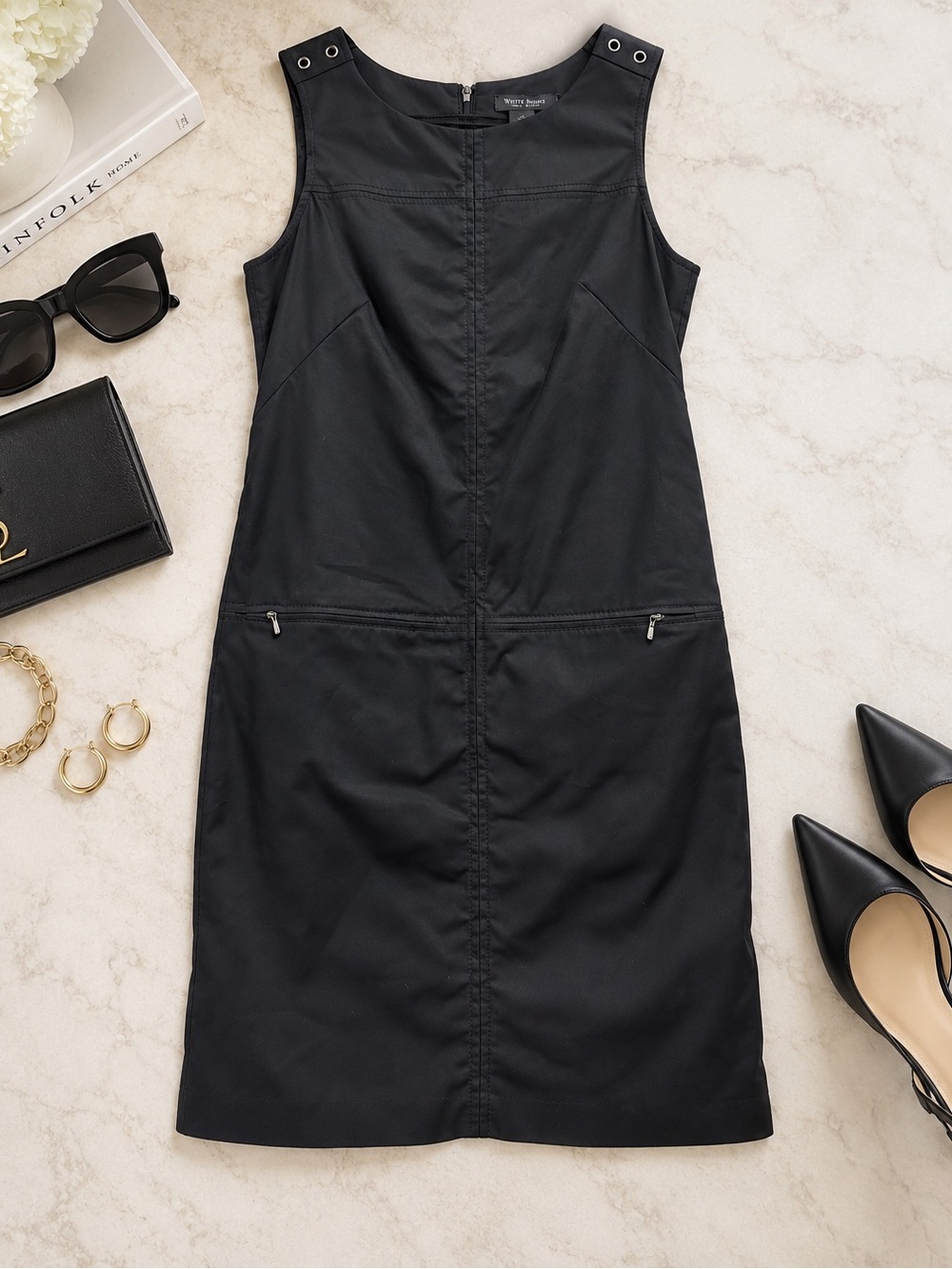 White House Black Market Sleeveless Sheath Dress | Polished + Timeless